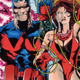 Wonder Man and the Scarlet Witch on the cover for Force Works #1.